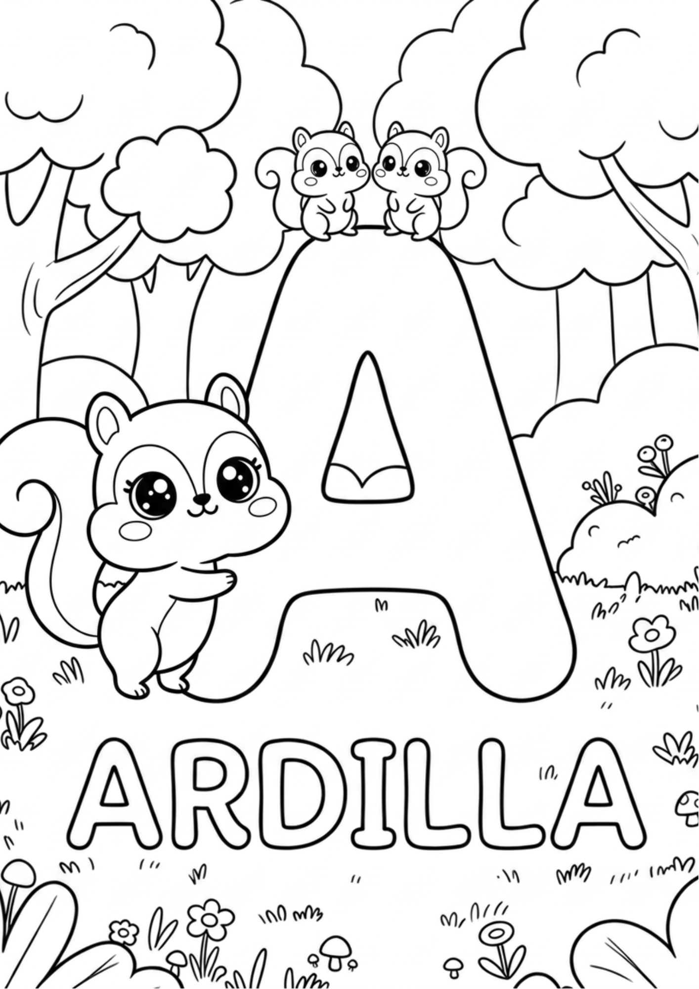 Mi Primer ABC para Aprender y Colorear.